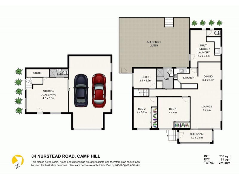84 Nurstead Street, Camp Hill QLD 4152 Floorplan