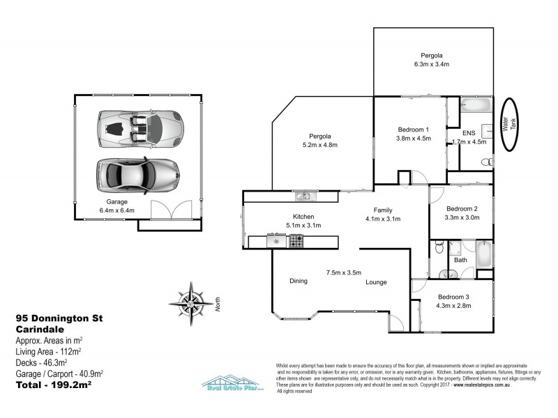95 Donnington Street, Carindale QLD 4152 Floorplan