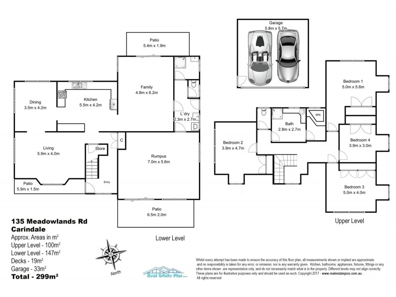 135 Meadowlands Road, Carindale QLD 4152 Floorplan