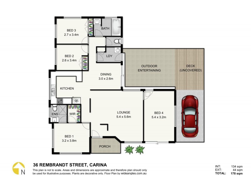 36 Rembrandt Street, Carina QLD 4152 Floorplan