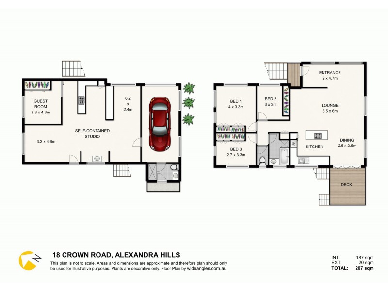 18 Crown Road, Alexandra Hills QLD 4161 Floorplan