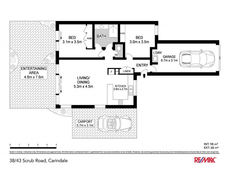 38/43 Scrub Road, Carindale QLD 4152 Floorplan