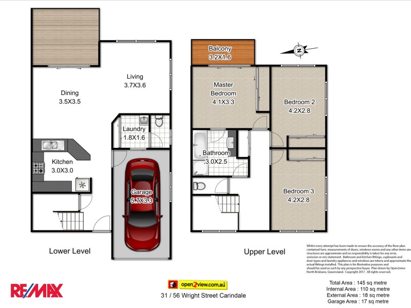 31/56 Wright Street, Carindale QLD 4152 Floorplan