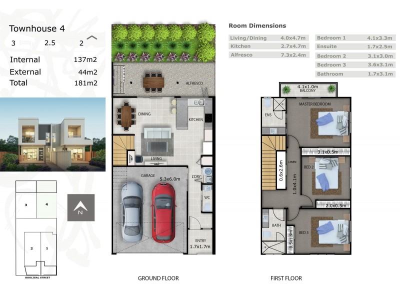 4/44 Booligal Street, Carina QLD 4152