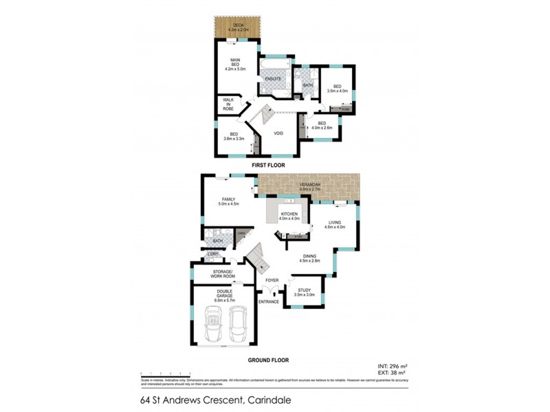 64 St Andrews Crescent, Carindale QLD 4152 Floorplan