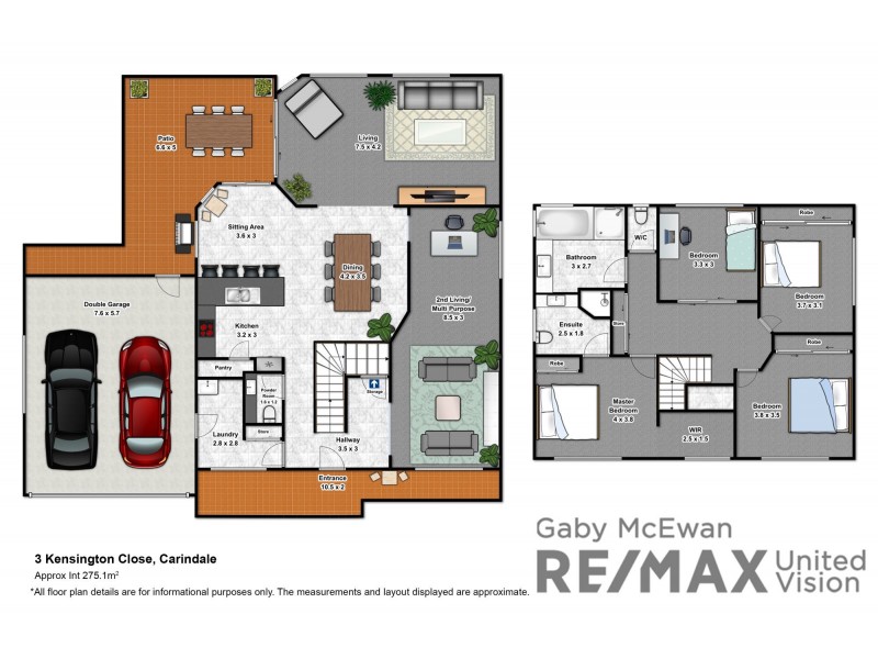 3 Kensington Close, Carindale QLD 4152 Floorplan