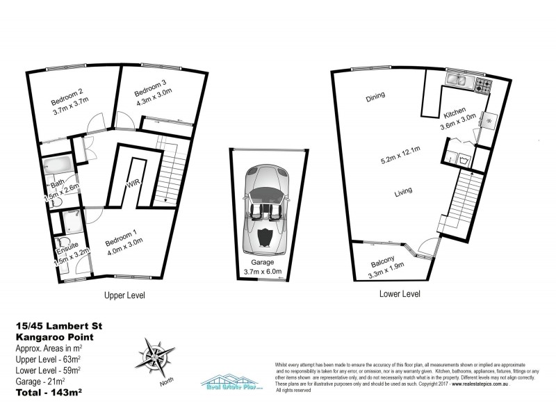 Unit 15, 41-45 Lambert Street, Kangaroo Point QLD 4169 Floorplan