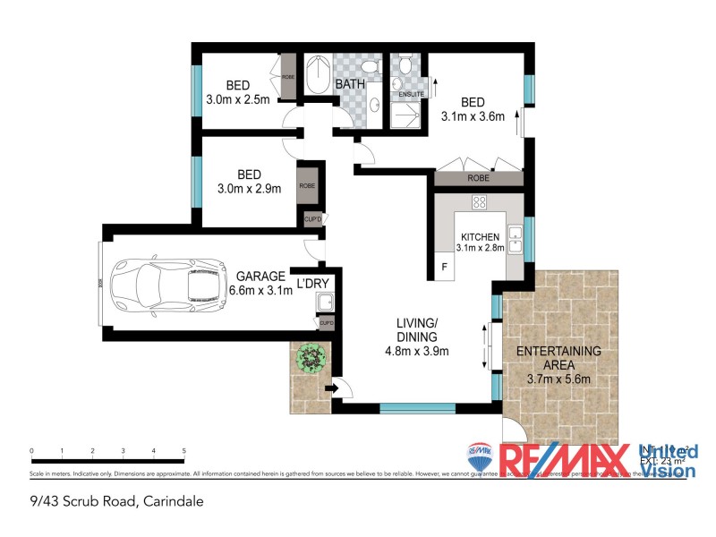 9/43 Scrub Road, Carindale QLD 4152 Floorplan