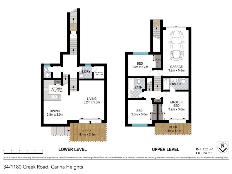 34/1180 Creek Road, Carina Heights QLD 4152 Floorplan