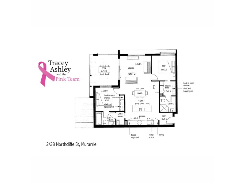 2/28 Northcliffe Street, Murarrie QLD 4172 Floorplan