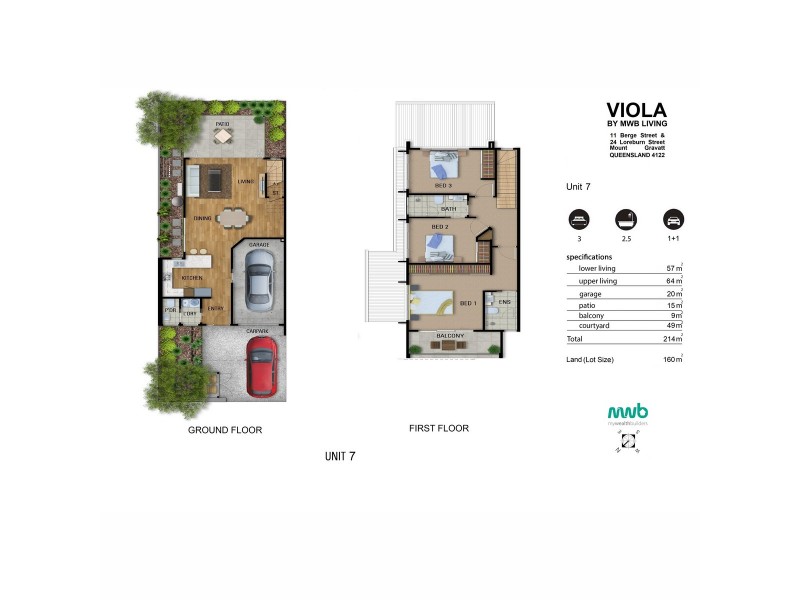 8/24 Loreburn Street, Mount Gravatt QLD 4122 Floorplan