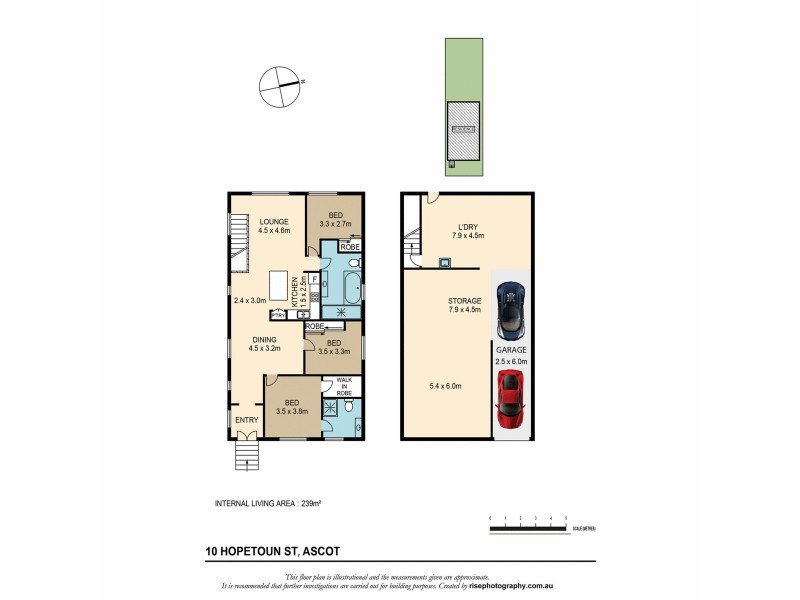 10 Hopetoun Street, Ascot QLD 4007 Floorplan