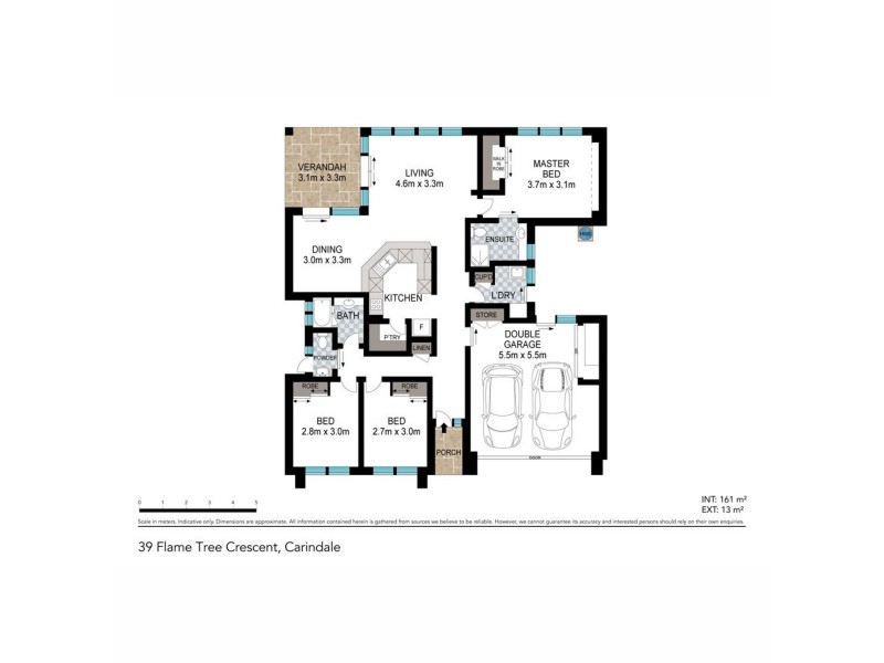 39 Flame Tree Cr, Carindale QLD 4152 Floorplan