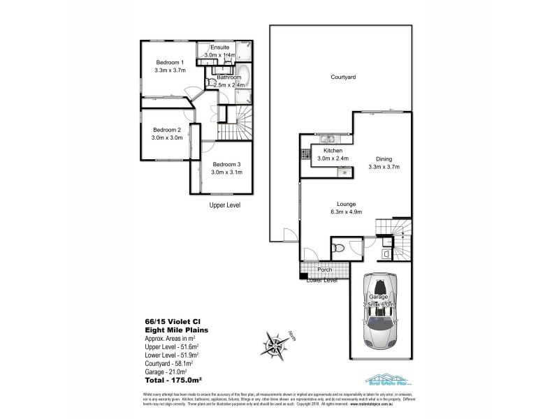 66/15 Violet Close, Eight Mile Plains QLD 4113 Floorplan