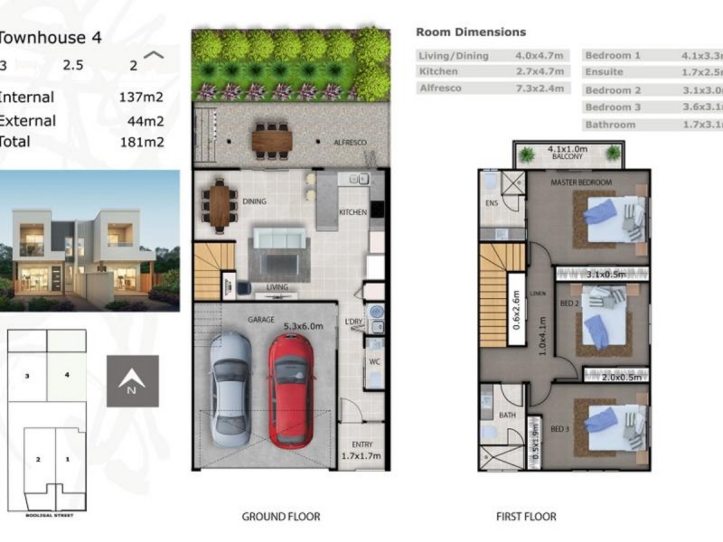 4/44 Booligal Street, Carina QLD 4152