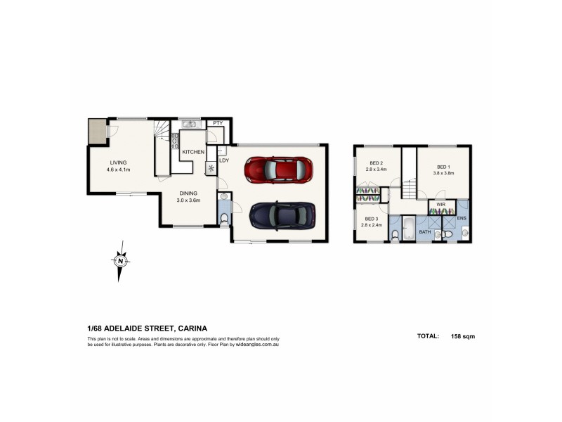 1/68 Adelaide Street, Carina QLD 4152 Floorplan