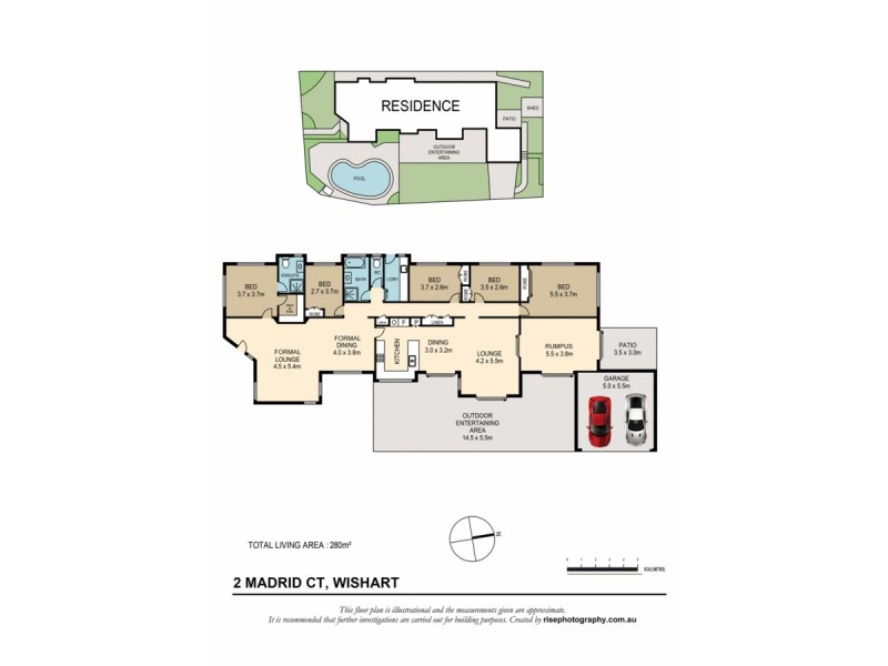 2 Madrid Court, Wishart QLD 4122 Floorplan