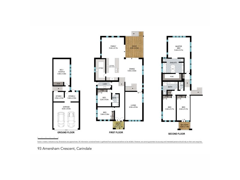 93 Amersham Crescent, Carindale QLD 4152 Floorplan