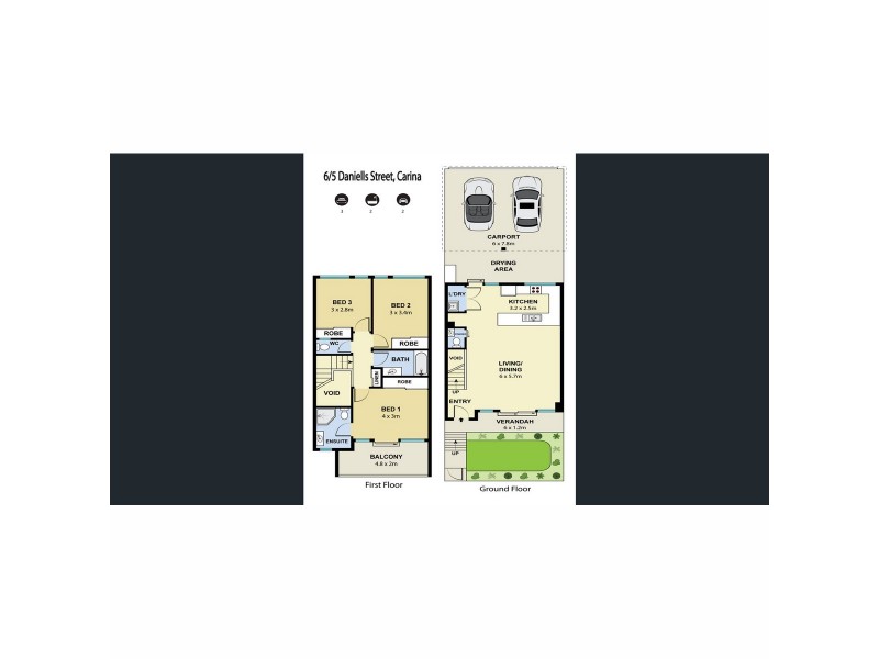 6/5 Daniells Street, Carina QLD 4152 Floorplan