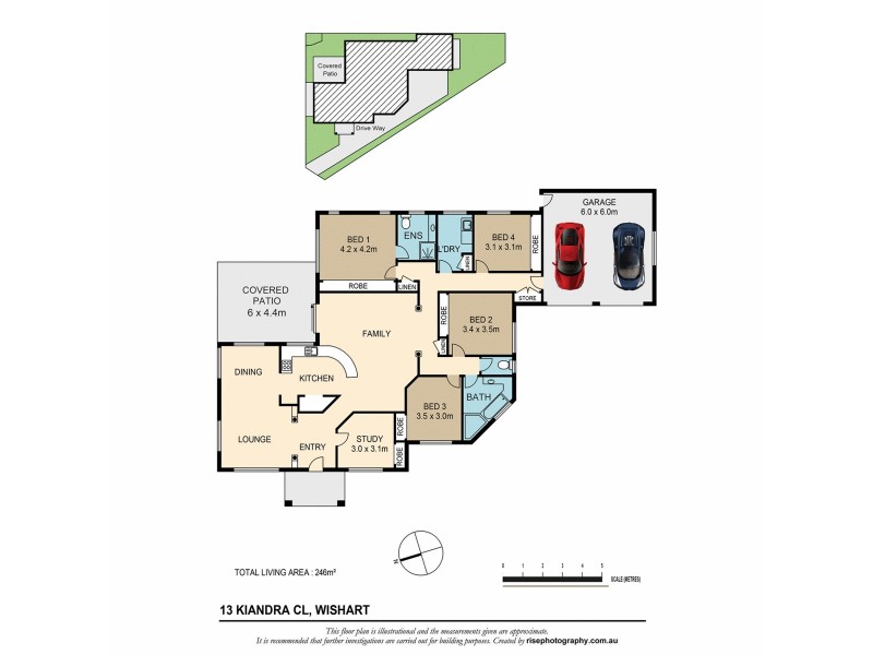 13 Kiandra Close, Wishart QLD 4122 Floorplan
