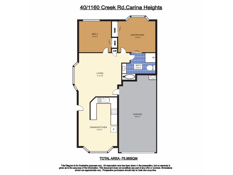 40/1160 Creek Road, Carina Heights QLD 4152 Floorplan
