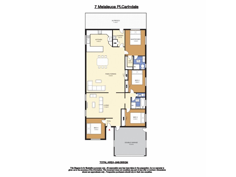 7 Melaleuca Place, Carindale QLD 4152 Floorplan