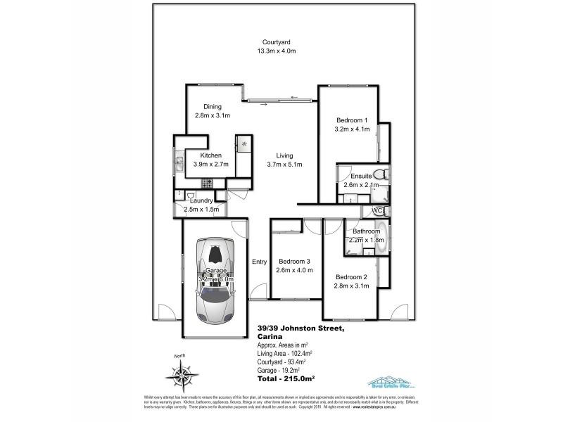 39/39 Johnston Street, Carina QLD 4152 Floorplan