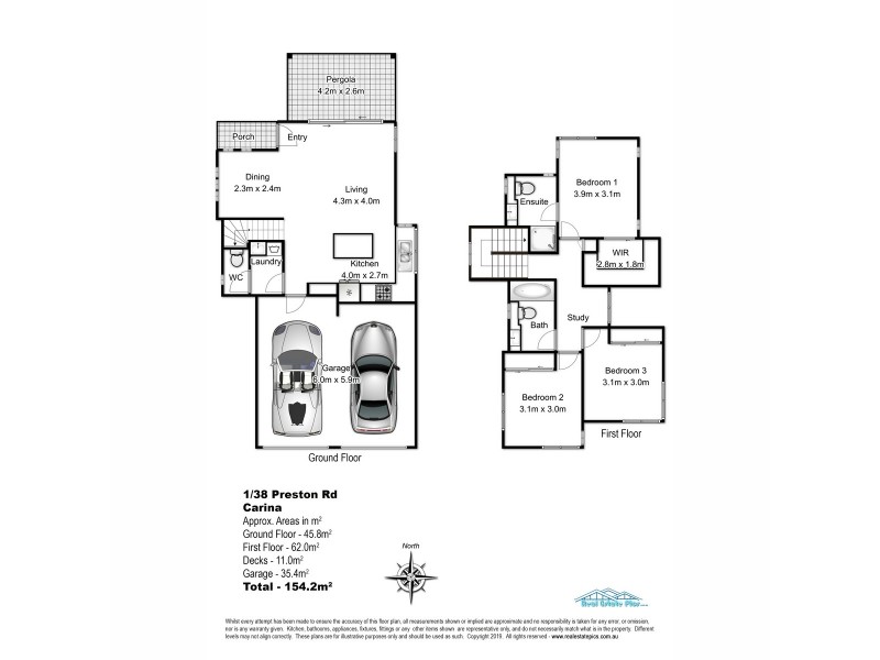 1/38 Preston Road, Carina QLD 4152 Floorplan