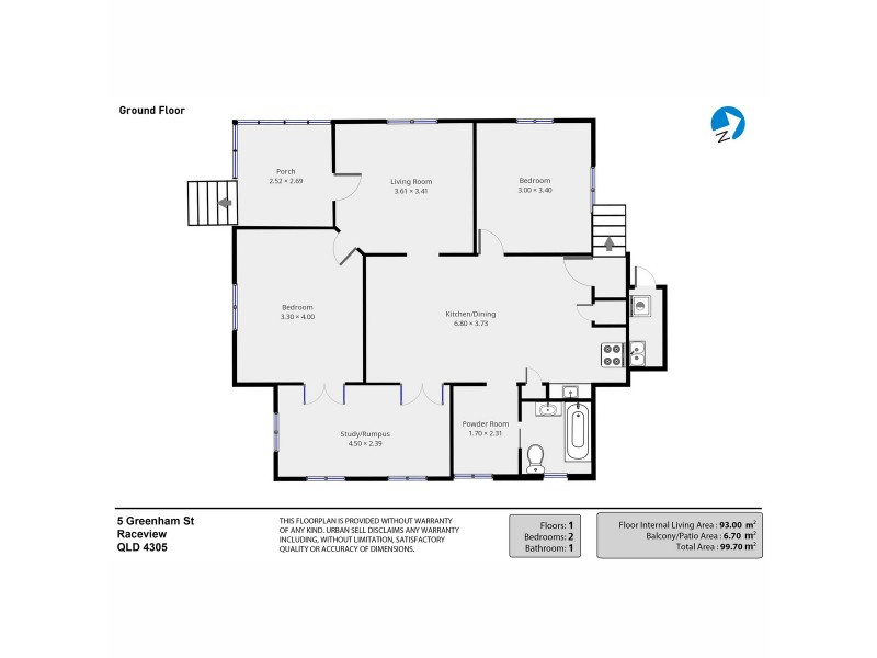 5 Greenham Street, Raceview QLD 4305 Floorplan