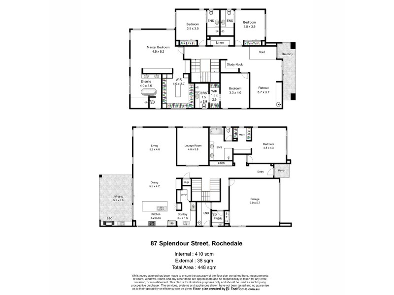 87 Splendour Street, Rochedale QLD 4123 Floorplan