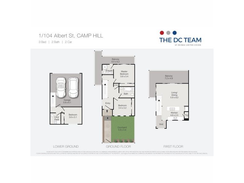 1/104 Albert Street, Camp Hill QLD 4152 Floorplan