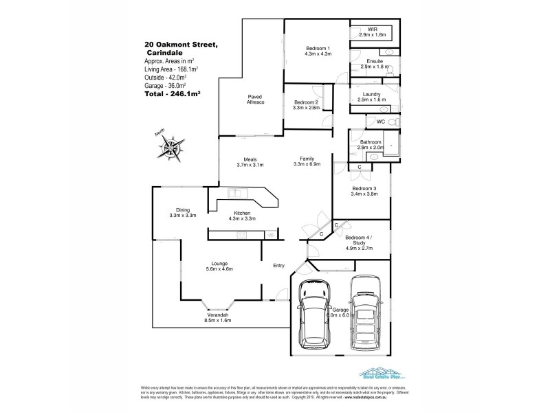 20 Oakmont Street, Carindale QLD 4152 Floorplan