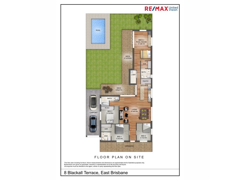 8 Blackall Terrace, East Brisbane QLD 4169 Floorplan