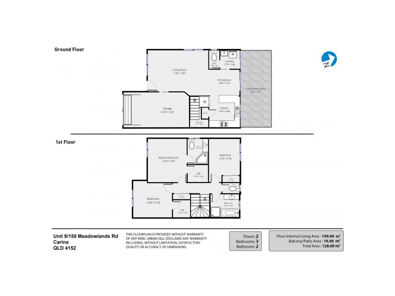 9/150 Meadowlands Road, Carina QLD 4152 Floorplan