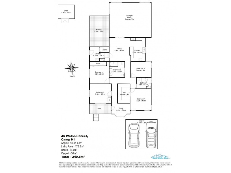 45 Watson Street, Camp Hill QLD 4152 Floorplan