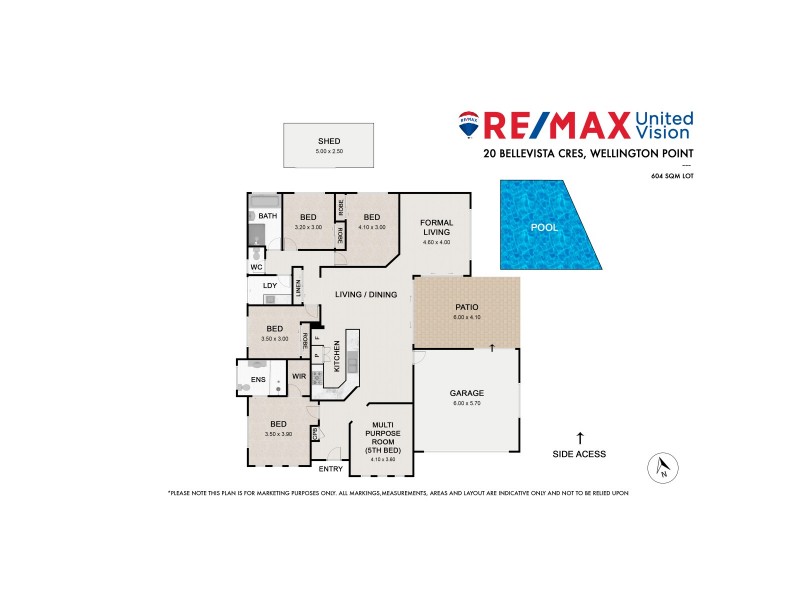 20 Bellevista Crescent, Wellington Point QLD 4160 Floorplan