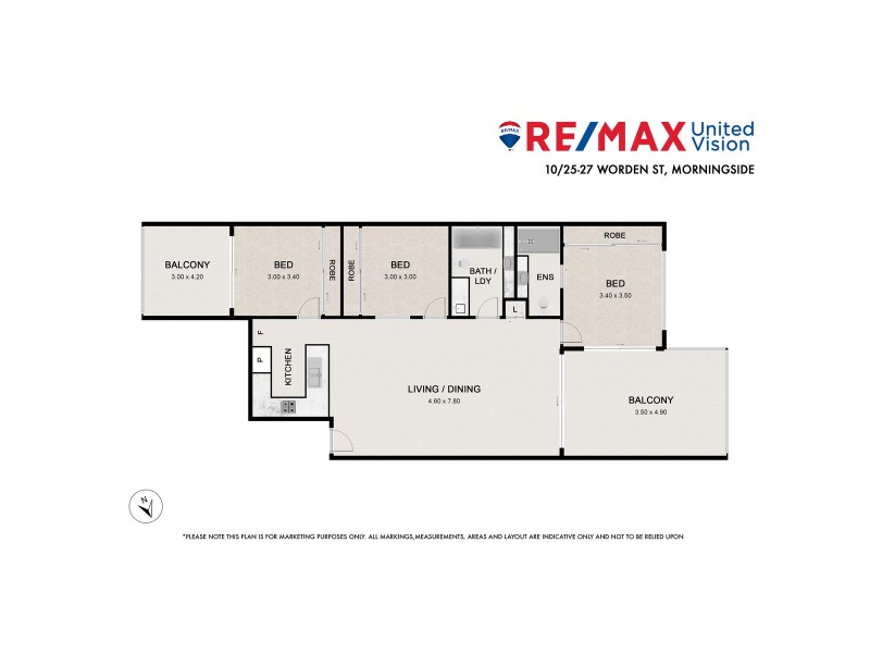 10/27 Worden Street, Morningside QLD 4170 Floorplan