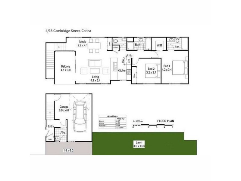 4/16-18 Cambridge Street, Carina Heights QLD 4152 Floorplan