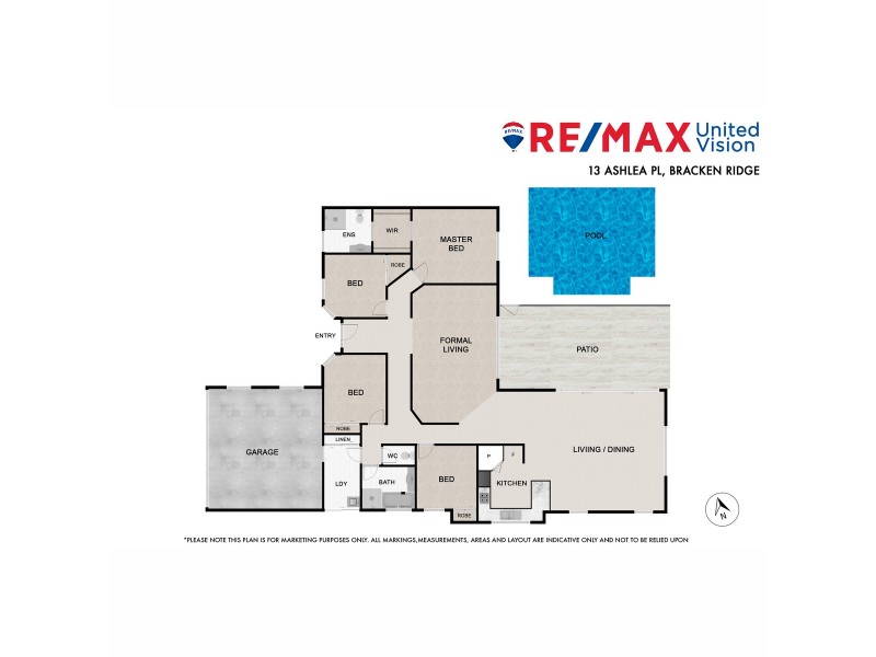 13 Ashlea Place, Bracken Ridge QLD 4017 Floorplan