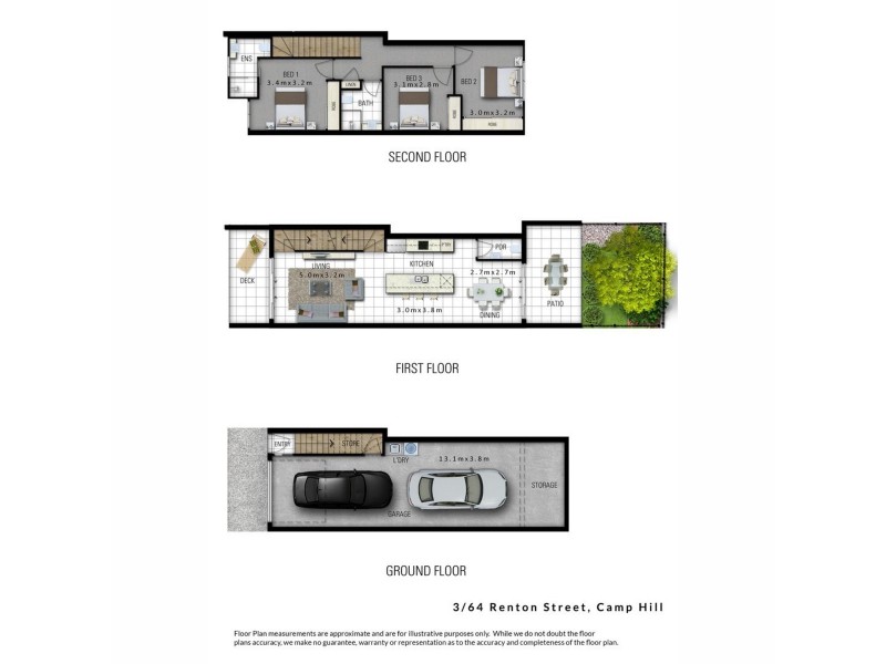 3/64 Renton Street, Camp Hill QLD 4152 Floorplan