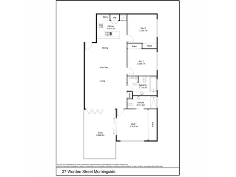 5/27 Worden Street, Morningside QLD 4170 Floorplan