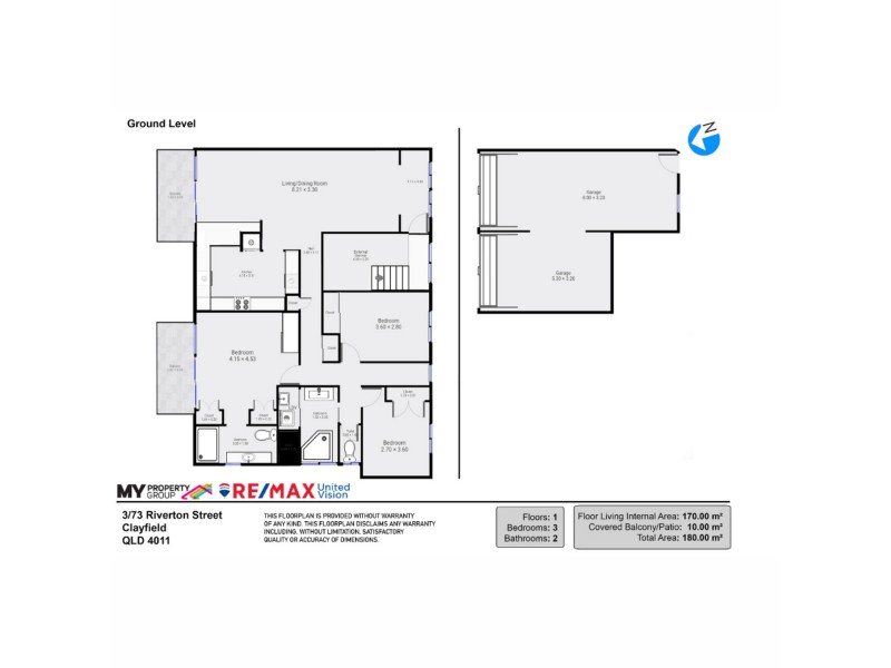 3/73 Riverton Street, Clayfield QLD 4011 Floorplan