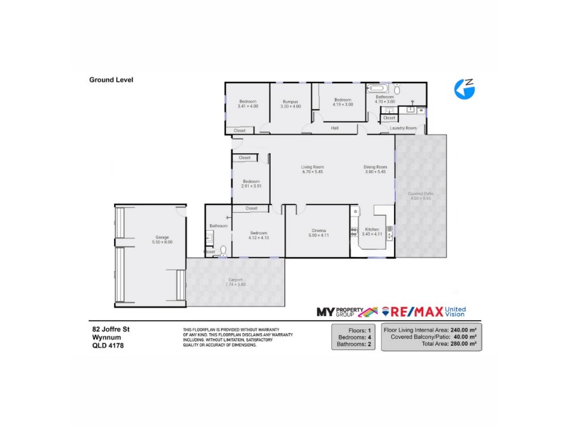 82 Joffre Street, Wynnum QLD 4178 Floorplan