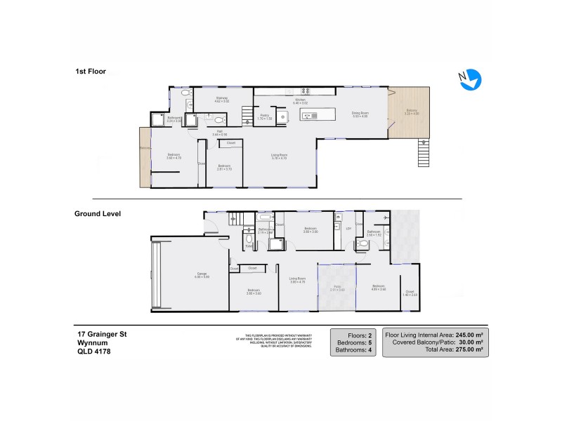 17 Grainger Street, Wynnum QLD 4178 Floorplan