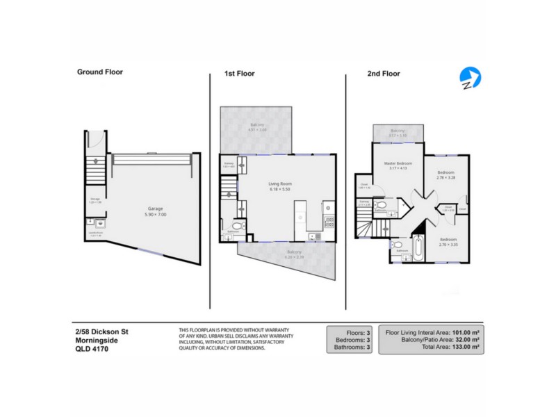 2/58 Dickson Street, Morningside QLD 4170 Floorplan