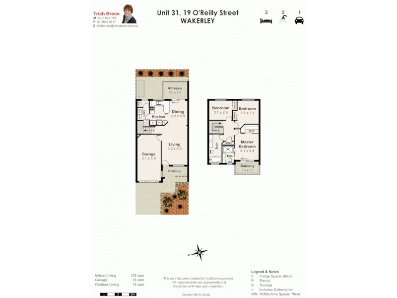 31/19 O’Reilly St, Wakerley QLD 4154 Floorplan