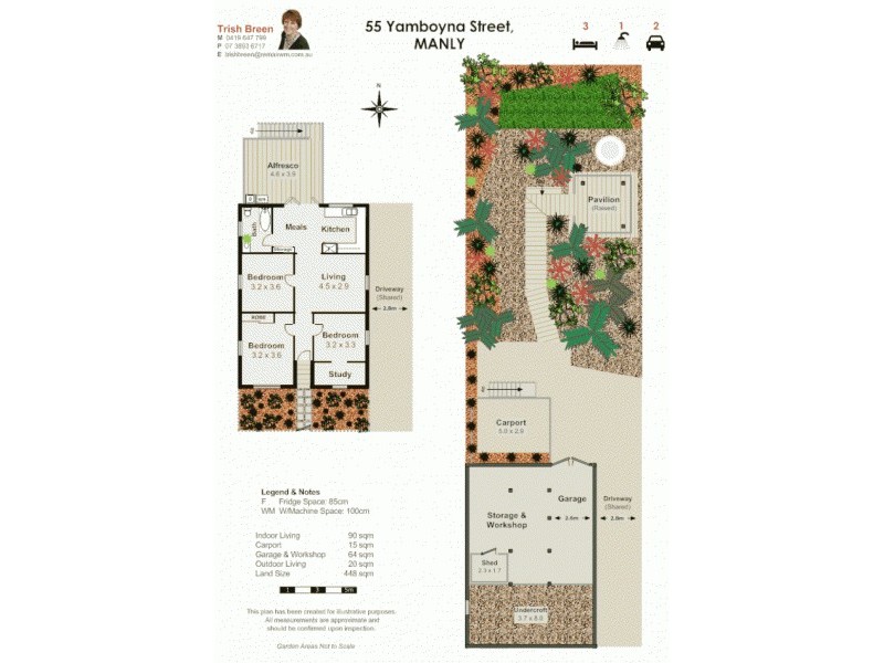 55 Yamboyna St, Manly QLD 4179 Floorplan