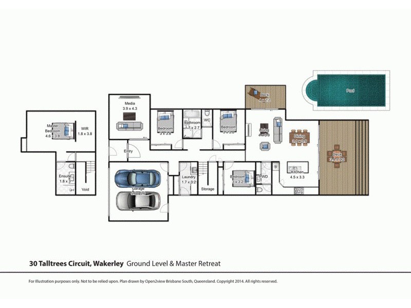 30 Talltrees Circuit, Wakerley QLD 4154 Floorplan