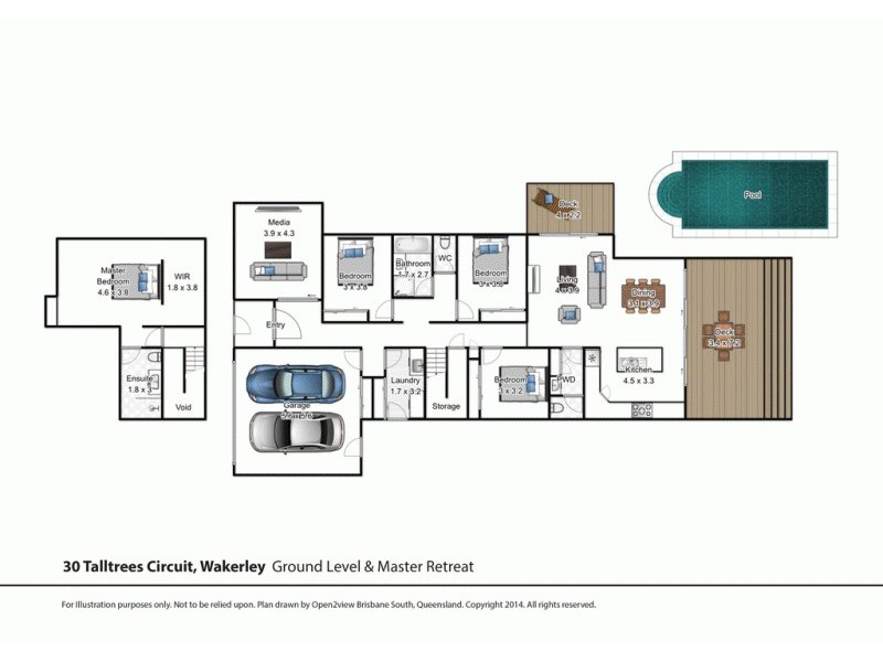 30 Talltrees Cct, Wakerley QLD 4154 Floorplan