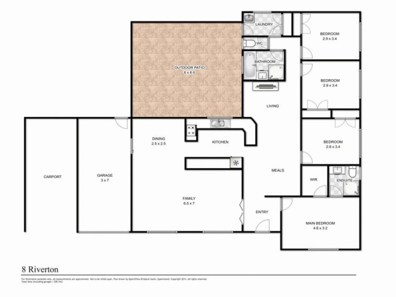 8 Riverton Drive, Wellington Point QLD 4160 Floorplan